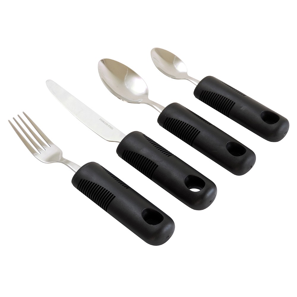 Set de 4 couverts ergonomiques Caring - Couverts ergonomiques - Tous ergo