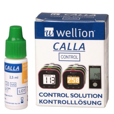 Solution de contrôle pour glucomètre Wellion Calla