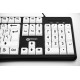 Clavier confort visuel pour ordinateur